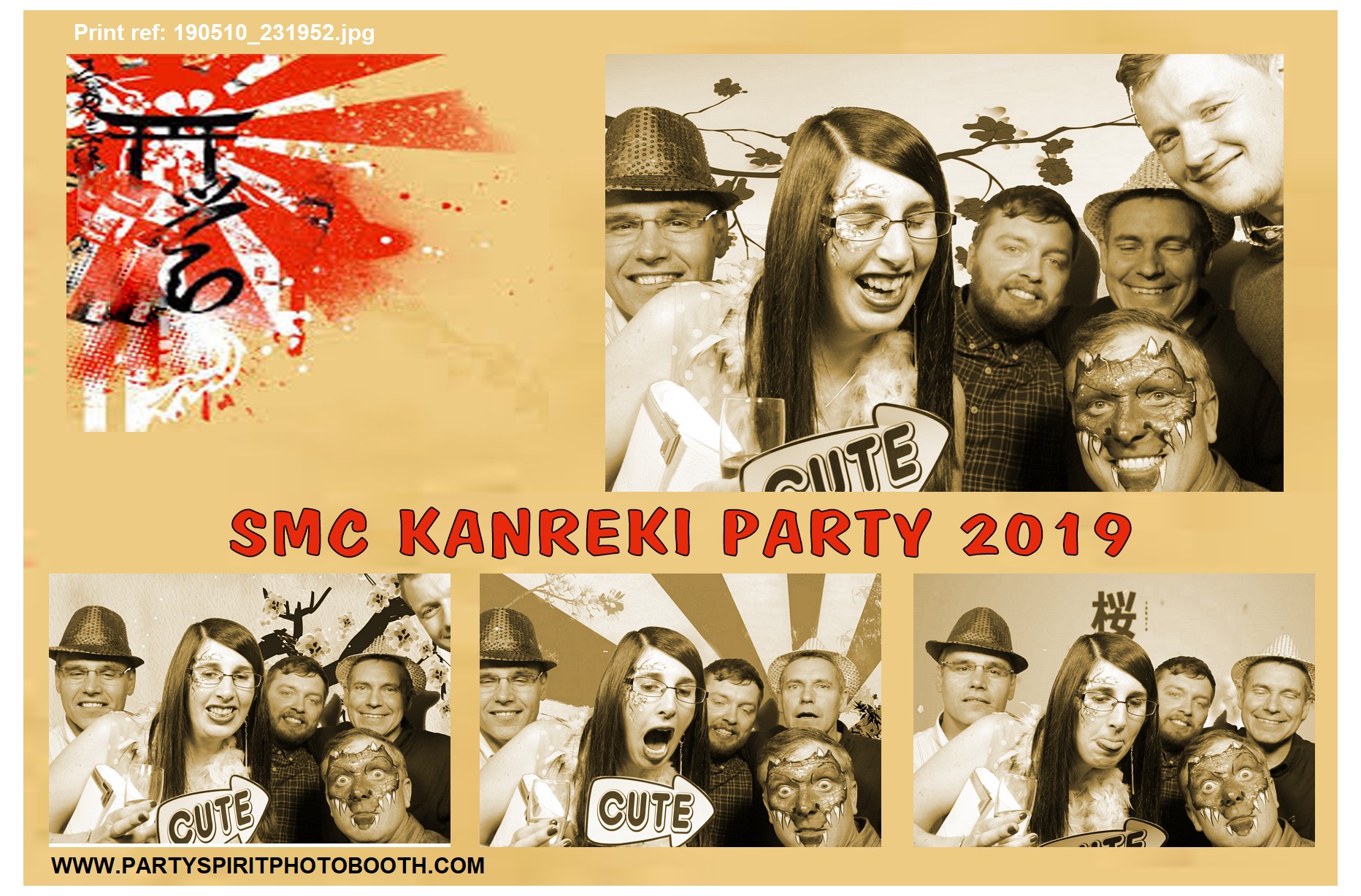 60th Japanese Theme Event | View more photos from the event at gallery.partyspiritphotobooth.com/u/PartySpiritPhotoBooth/60th-Japanese-Theme-Event